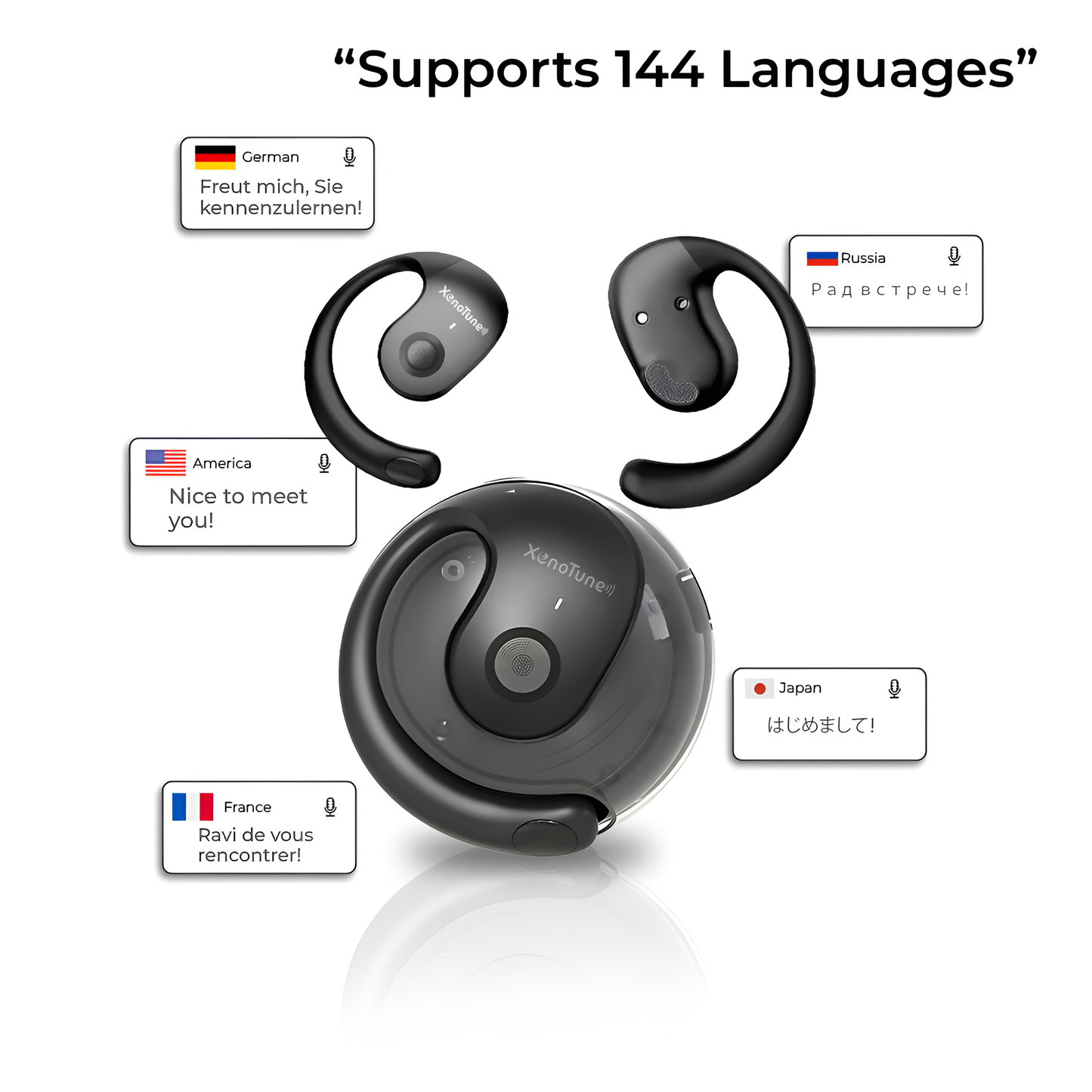 Xenotune Buds Real Time AI Translation Earbuds