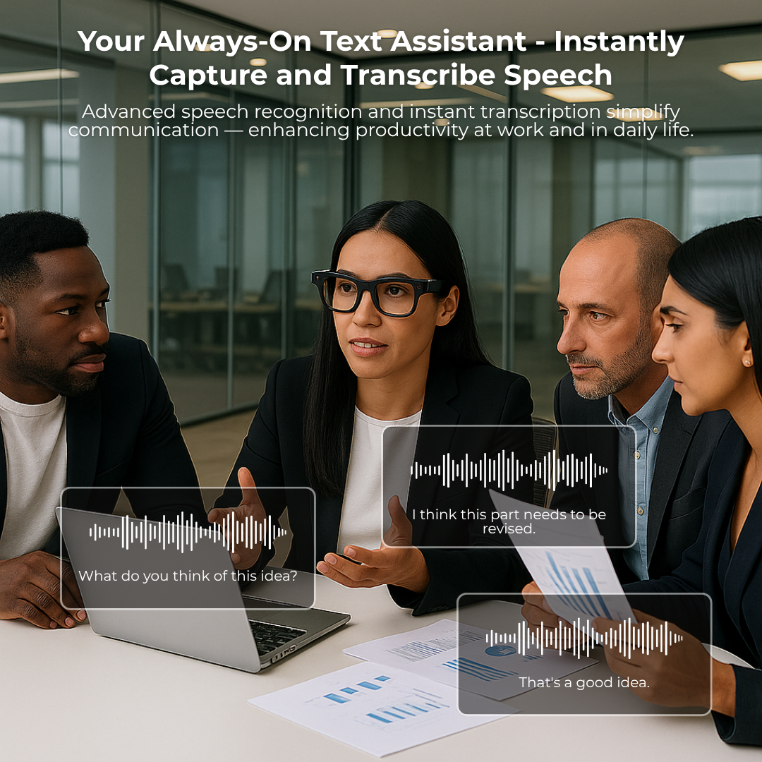 Eyverra™ ProSight Real Time AI Translation Hands-Free Communication